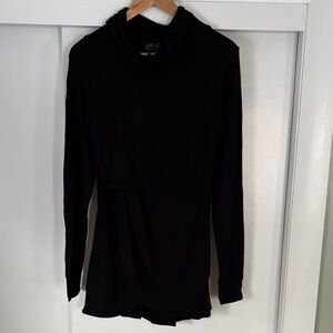 Latched Mama Black Long Sleeve Top
